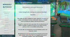 Desktop Screenshot of minigolfbutovice.cz
