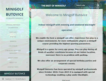Tablet Screenshot of minigolfbutovice.cz